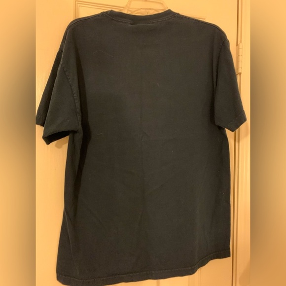 MENS BLUE SHIRT HOLIDAY JULY 4 MEMORIAL DAY M&M CANDY SUMMER COLOR CANDY - Picture 3 of 4